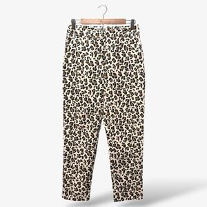 Essentiel Antwerp Leopard Print Pants Size 36 (US 12) Cheetah Casual Designer